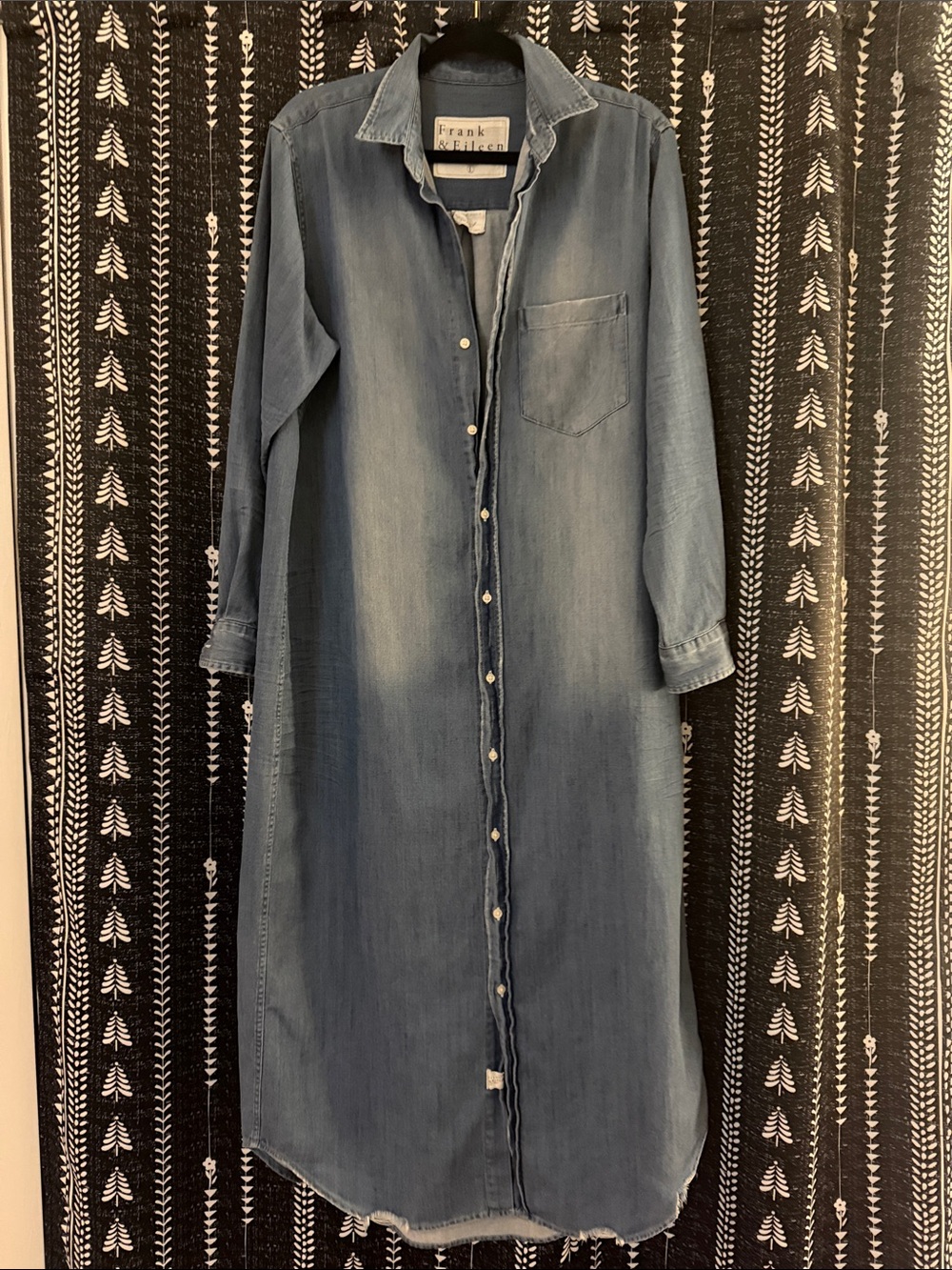 Frank & Eileen Washed Blue Denim Rory Size L